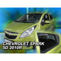 Deflektory CHEVROLET Spark 5D (+zadní) (od 2010)