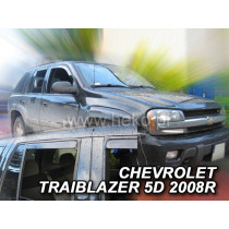 Deflektory CHEVROLET Trailblazet 5D (+zadní) (2002-2009)