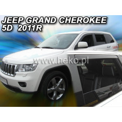 Deflektory JEEP Grand Cherokee 5D (+zadní) (od 2011)