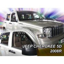 Deflektory JEEP Cherokee 5D (+zadní) (2008-2013)