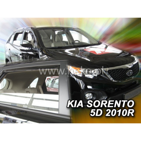 Deflektory KIA Sorento 5D (+zadní) (2009-2015)