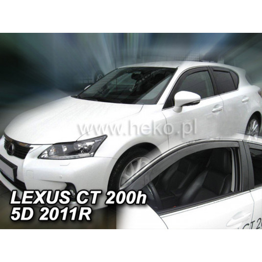 Deflektory LEXUS CT 200H 5D (od 2011)