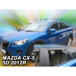 Deflektory MAZDA CX-5 5D (+zadní) (od 2012)