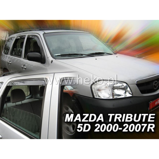 Deflektory MAZDA Tribute 5D (+zadní) (2000-2007)