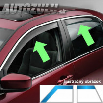 Deflektory MITSUBISHI Outlander 5D (+zadní) (od 2012)