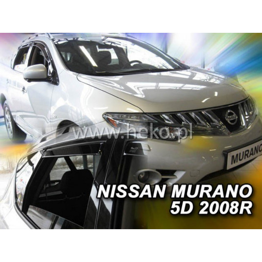 Deflektory NISSAN Murano 5D (+zadní) (2008-2011)