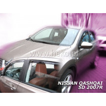 Deflektory NISSAN Qashqai +2 5D (+zadní) (2008-2014)