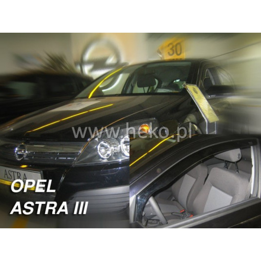 Deflektory OPEL Astra III H 3D (2005-2010)