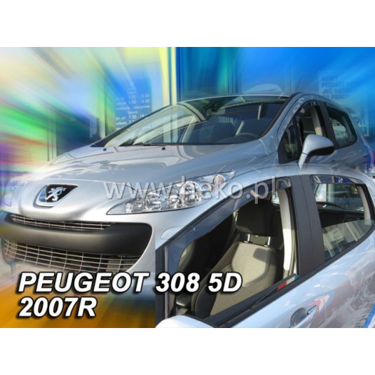 Deflektory PEUGEOT 308 3D (2007-2013)