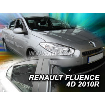 Deflektory RENAULT Fluence 4D (+zadní) (od 2010)