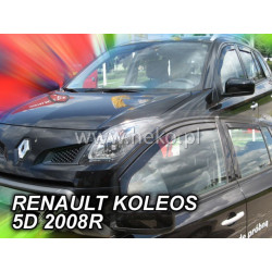 Deflektory RENAULT Koleos 4D (+zadní) (2008-2015)