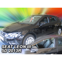 Deflektory SEAT Leon III 5D (+zadní) HB (od 2013)