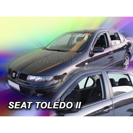 Deflektory SEAT Toledo 4/5D (+zadní) (1999-2005)