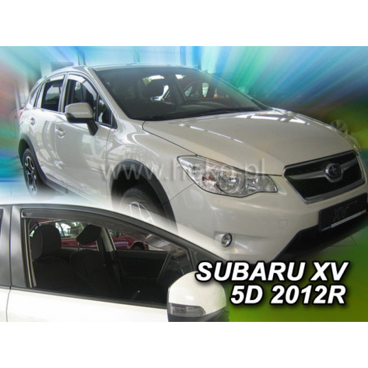 Deflektory SUBARU XV 5D (+zadní) (od 2012)