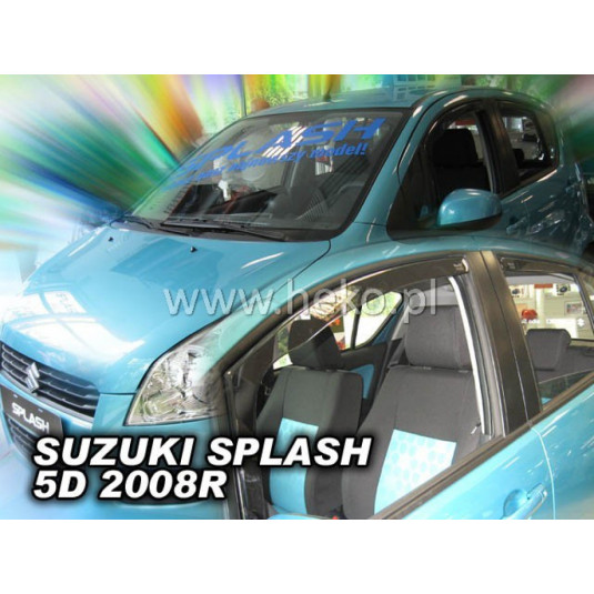 Deflektory SUZUKI Splash 5D (+zadní) (2008-2014)