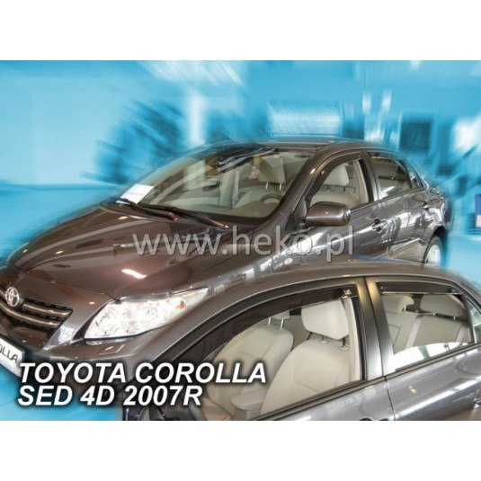 Deflektory TOYOTA Corolla 4D (2007-2013)