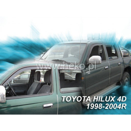 Deflektory TOYOTA Hilux 4D (1998-2005)