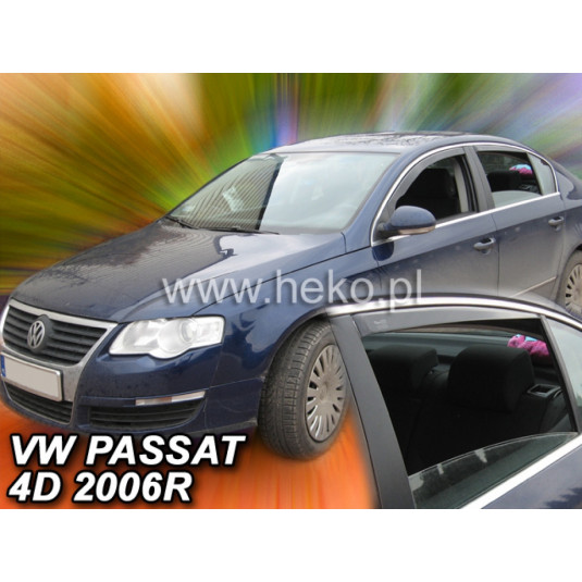 Deflektory VOLKSWAGEN Passat 5D B6 (+zadní) Sedan (2005-2010)