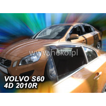 Deflektory VOLVO S60 4D (+zadní) (od 2010)