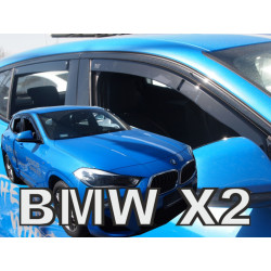 Deflektory BMW X2 F39 5D (+zadní) (od 2018)