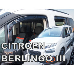 Deflektory CITROËN Berlingo III 4D/5D (+zadní) (od 2018)