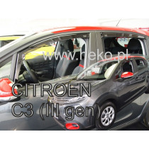 Deflektory CITROËN C3 III 5D (+zadní) (od 2017)