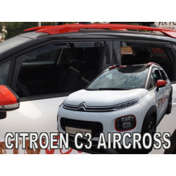 Deflektory CITROËN C3 Aircross 5D (+zadní) (od 2017)