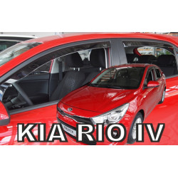 Deflektory KIA Rio IV 5D (+zadní) (od 2017)