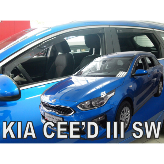 Deflektory KIA Ceed III 5D SW(+zadní) (od 2018)