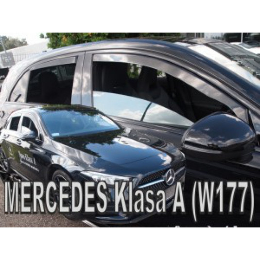 Deflektory MERCEDES A-Class W177 5D (+zadní) (od 2018)