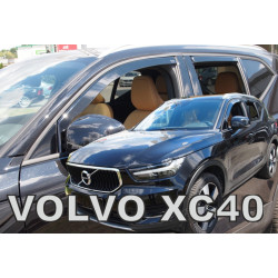 Deflektory VOLVO XC40 5D (+zadní) (od 2018)