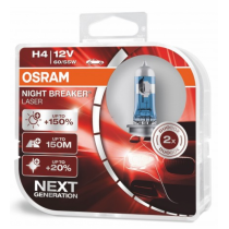 OSRAM H4 Night Breaker LASER BOX 150% - Next generation