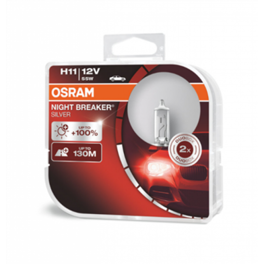 Žárovky Osram H11 12V NIGHT BREAKER SILVER 2ks