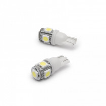 LED světelný zdroj 2ks T10 5 SMD LED