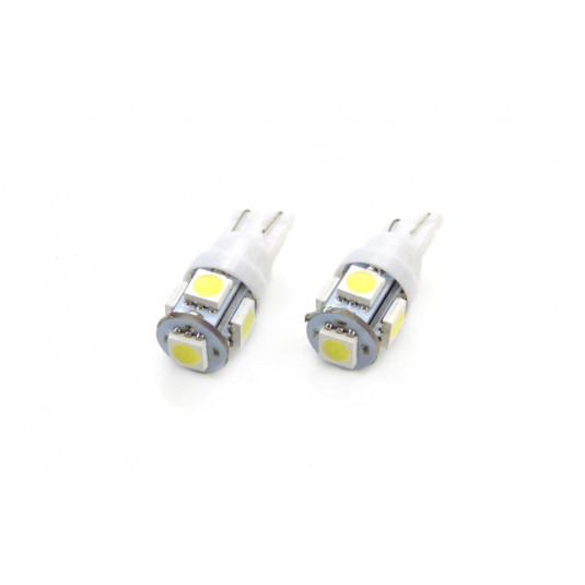 Žárovky LED STANDARD T10 W5W 5xSMD 5050 12V (2ks)