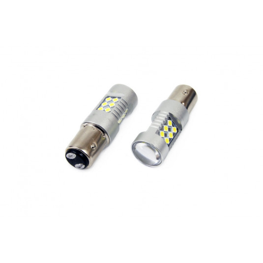 Žárovky LED CANBUS 24SMD 3030 1157 (P21/5W) White 12V/24V (2ks)