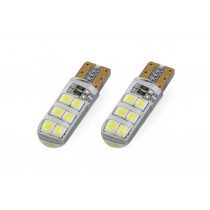 Žárovky LED STANDARD T10 W5W 12xSMD 2835 12V Silca (2ks)