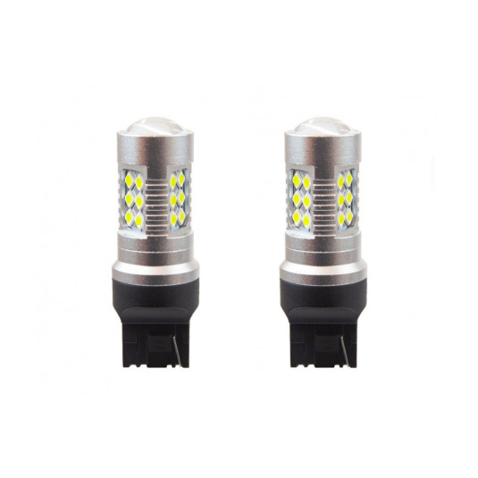 Žárovky LED 1156 CANBUS 24SMD 3030 T20 7440 W21W White 12V/24V (2ks)