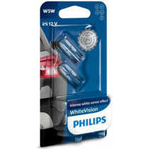 Žárovky Philips W5W 12V WhiteVision blistr twin-barva-extra bílá 2ks
