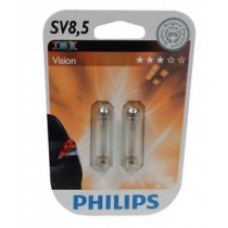 Žárovky Philips C10W 12V / SV8,5 2ks