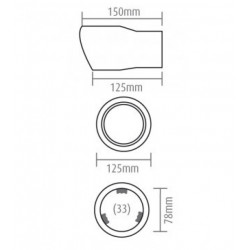 Koncovka výfuku (Ø výfuku do 72mm)