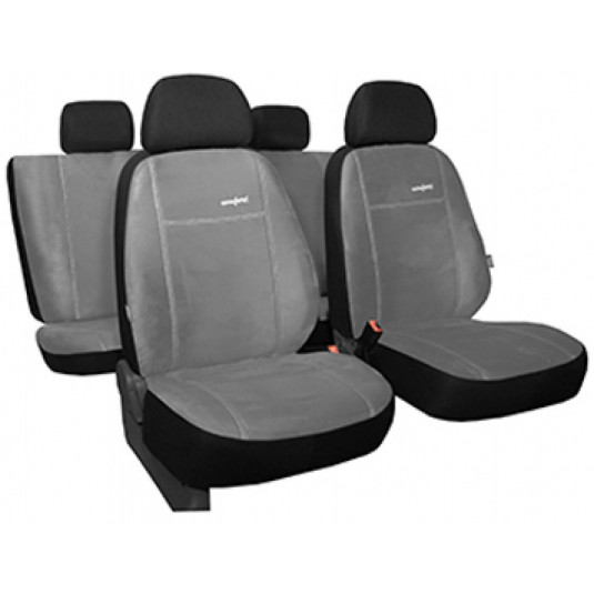 Autopotahy Comfort slabo šedé (alcantara)