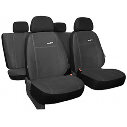 Autopotahy Comfort tmavě šedé (alcantara)