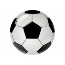 Samolepky pryskyřičné 3D Fotbal (míč) 4ks