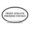 Samolepku lze umístit na auto, kolo, motorku i sešit blok vlastně kamkoli.