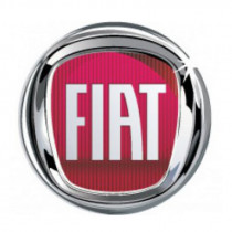 Samolepky pryskyřičné 3D Fiat červený 4ks