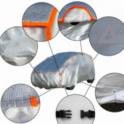 VÝPREDAJ- Rozbalená Autoplachta proti krupobitiu SUV XL 508x193x155cm + bavlna