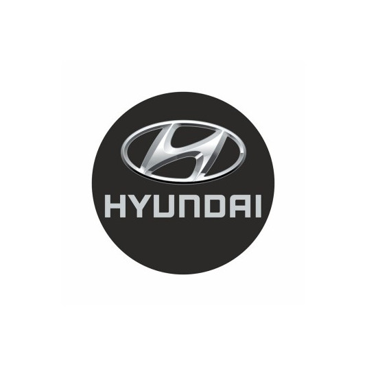 Samolepky živicové 3D HYUNDAI 4ks