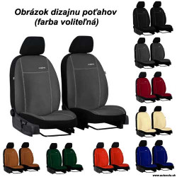 Potahy pro VOLKSWAGEN VW T6 1+1 (od 2015) Comfort (Alcantara)