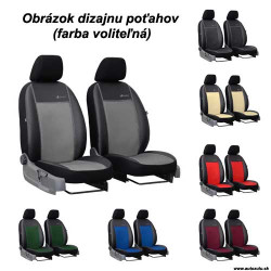 Potahy pro VOLKSWAGEN VW T5 1+1 (2003-2015) Exclusive Leather (kůže)